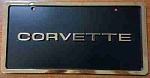 Номерной знак "Corvette" артикул: 600700